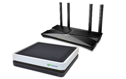 Movistar Fibra ÓPTICA Router WiFi+ONT+VIDEOBRIDGE-(HGU) 2,4 y 5 GHz :  : Informática